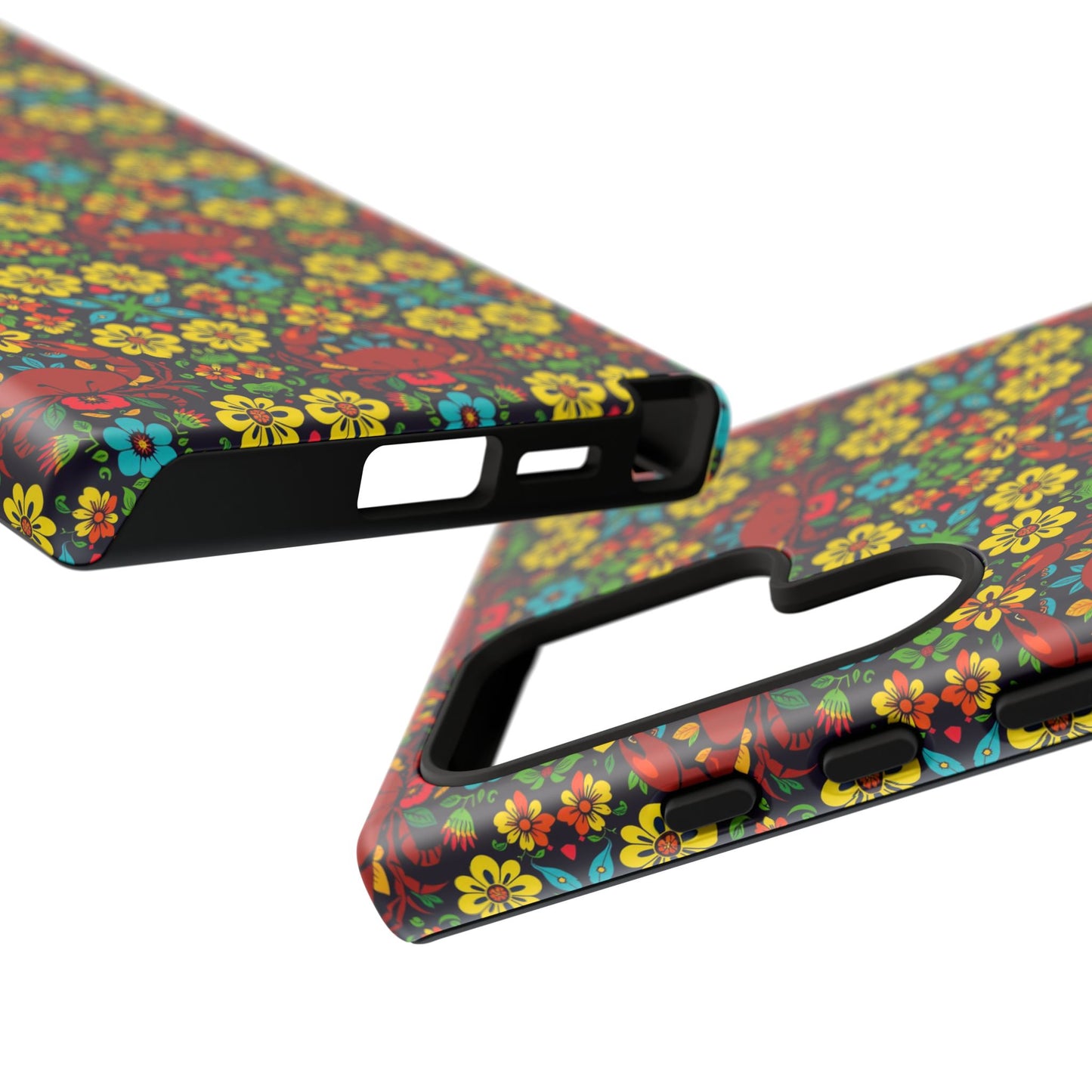Tough Cases, Cancer, Zodiac v2, Flower Pattern
