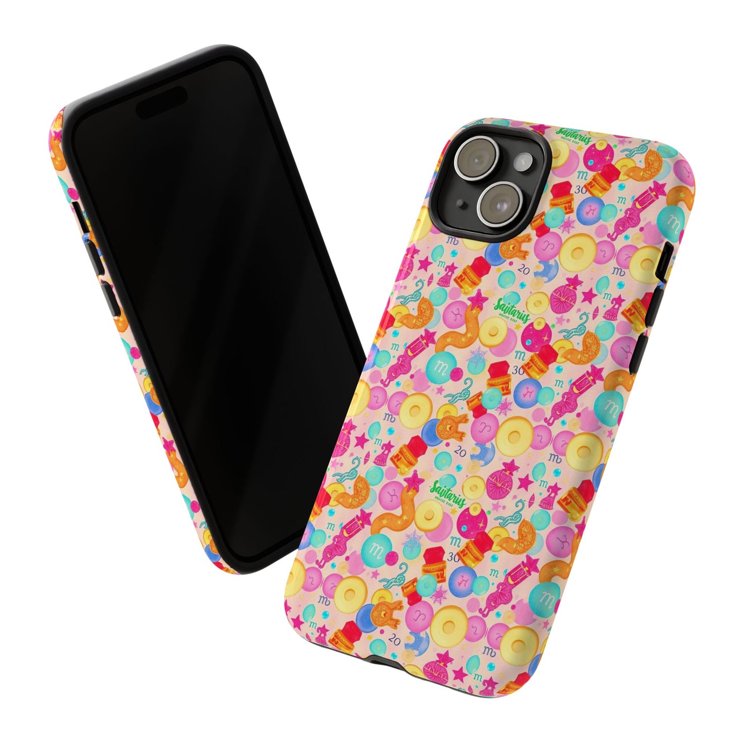 Tough Cases, Sagittarius, Zodiac v2, Bubble Pattern