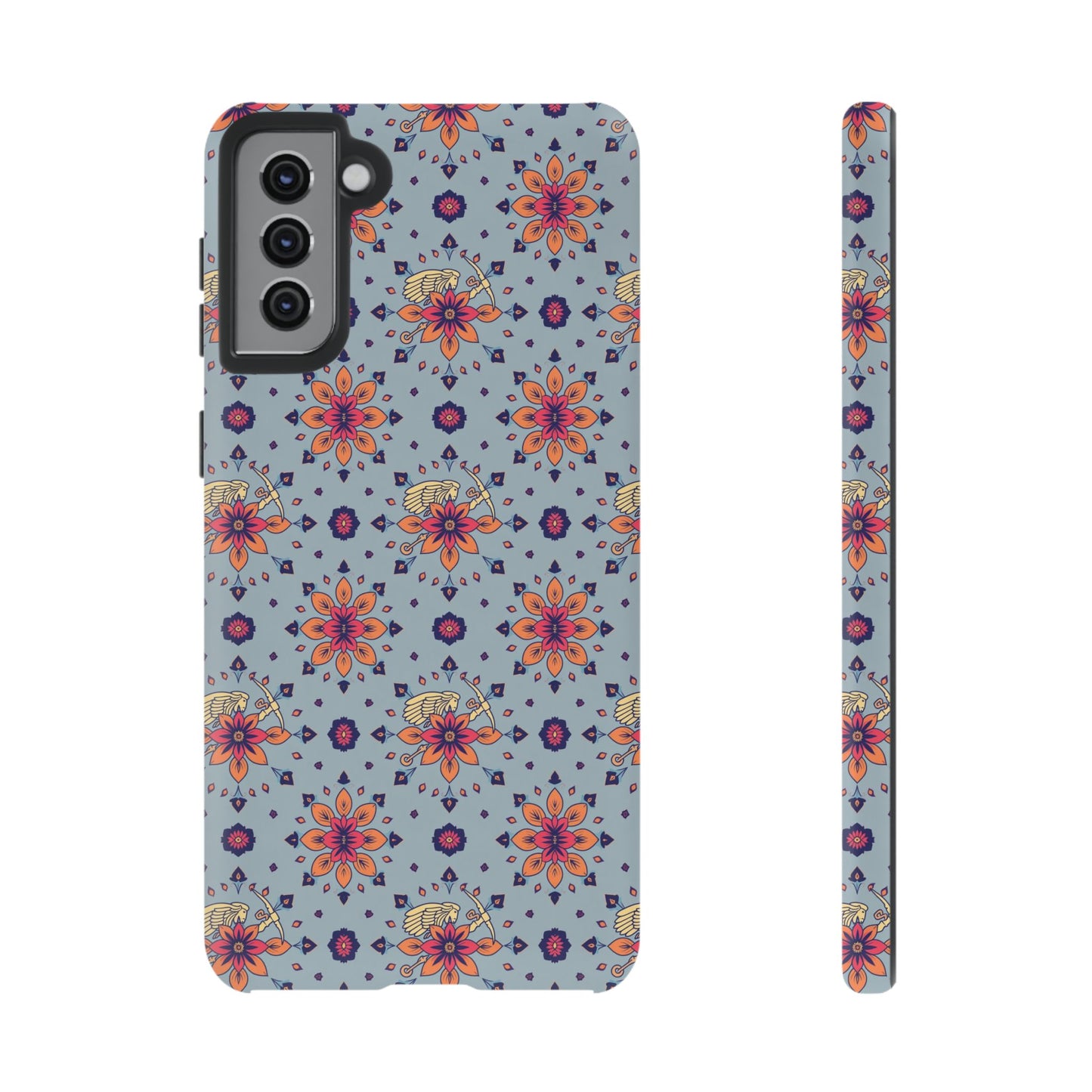 Tough Cases, Sagittarius, Zodiac v3, Flower Pattern