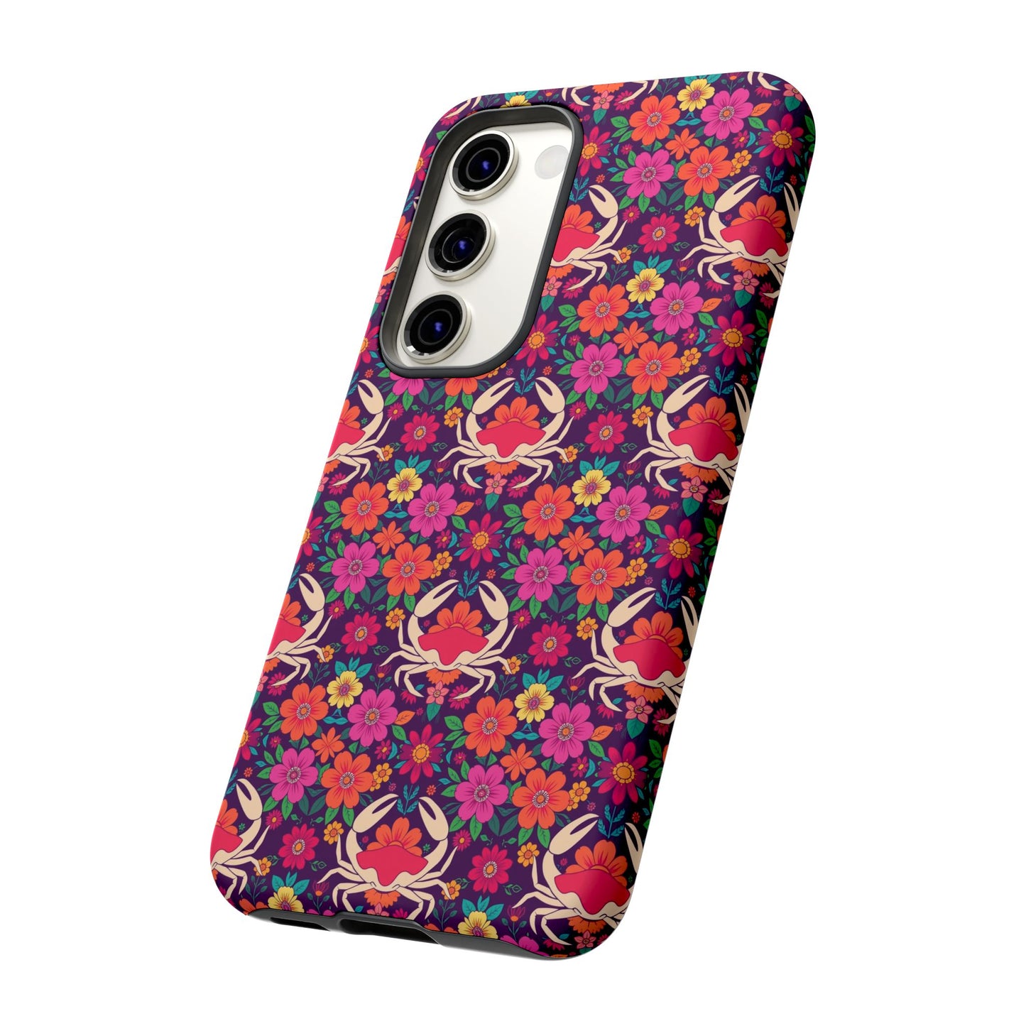 Tough Cases, Cancer, Zodiac v1, Flower Pattern