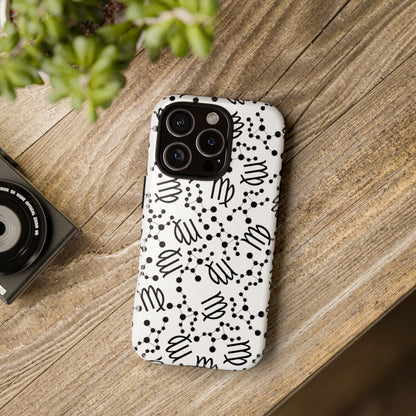Tough Cases with the Virgo Zodiac sign for iPhone, Samsung Galaxy, and Google Pixel devices