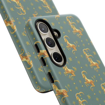 Tough Cases, Capricorn, Zodiac v1, Metal Pattern