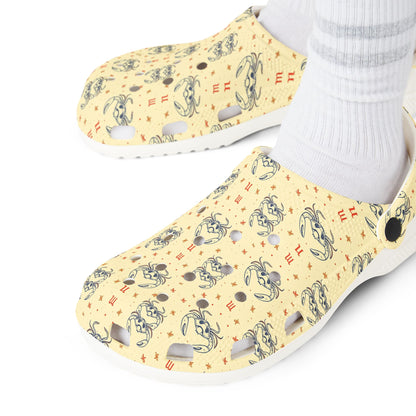 EVA Foam Rubber Shoes, (AOP), Cancer, Zodiac, Pattern