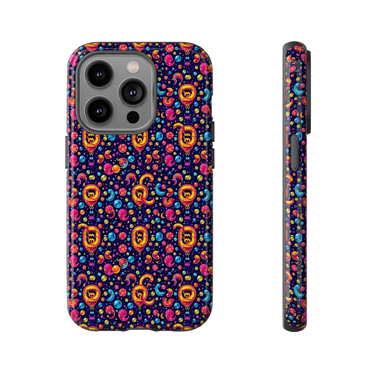 Tough Cases, Aquarius, Zodiac v1, Bubble Pattern