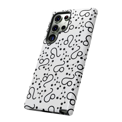Tough Cases with the Leo Zodiac sign for iPhone, Samsung Galaxy, and Google Pixel devices