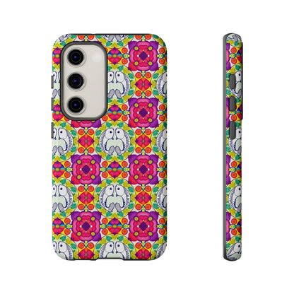 Tough Cases, Pisces, Zodiac v2, Flower Pattern