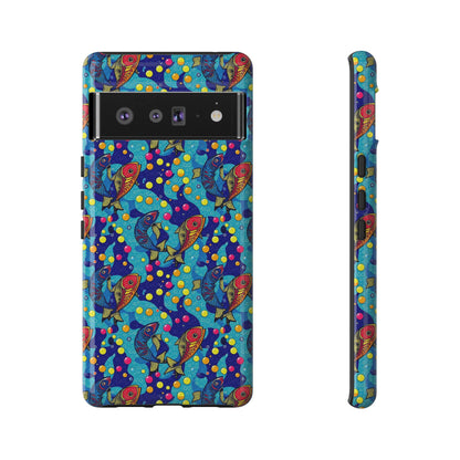 Tough Cases, Pisces, Zodiac v2, Bubble Pattern