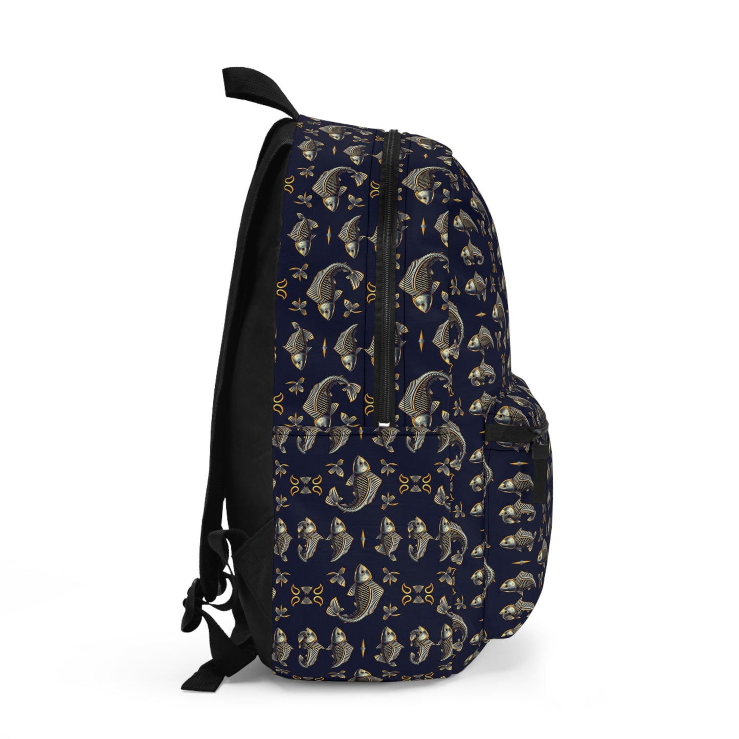 Backpack, Pisces, Zodiac v2, Metal Pattern