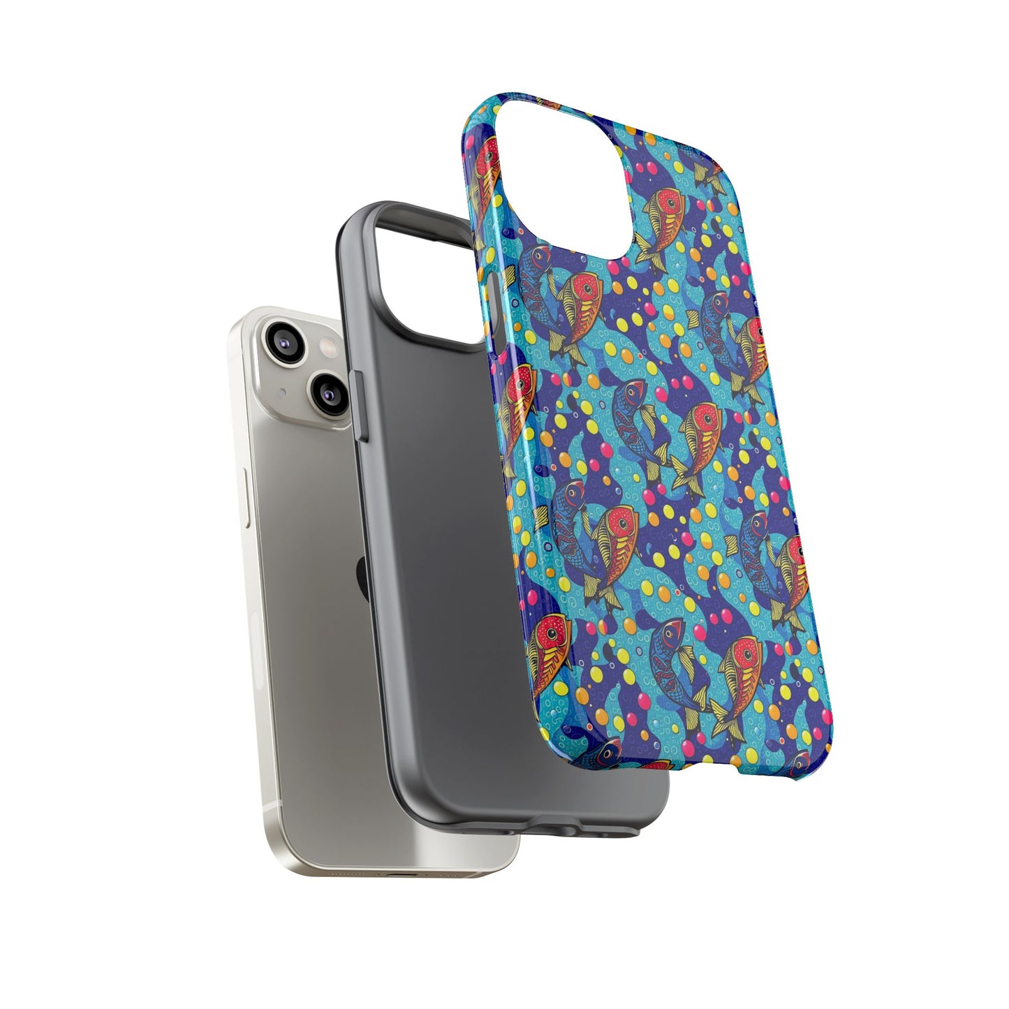 Tough Cases, Pisces, Zodiac v2, Bubble Pattern