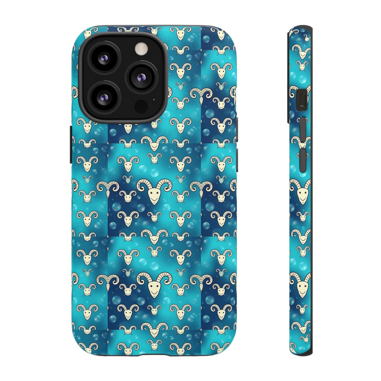 Tough Cases, Aries, Zodiac v1, Bubble Pattern