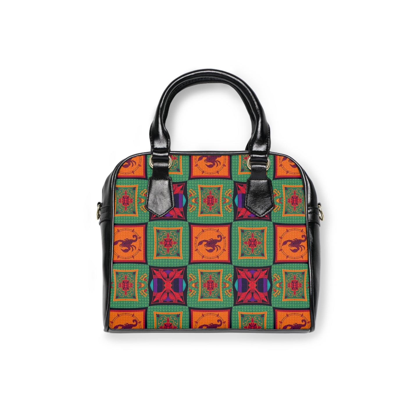 Shoulder Handbag, Scorpio, Zodiac, Shapes Pattern
