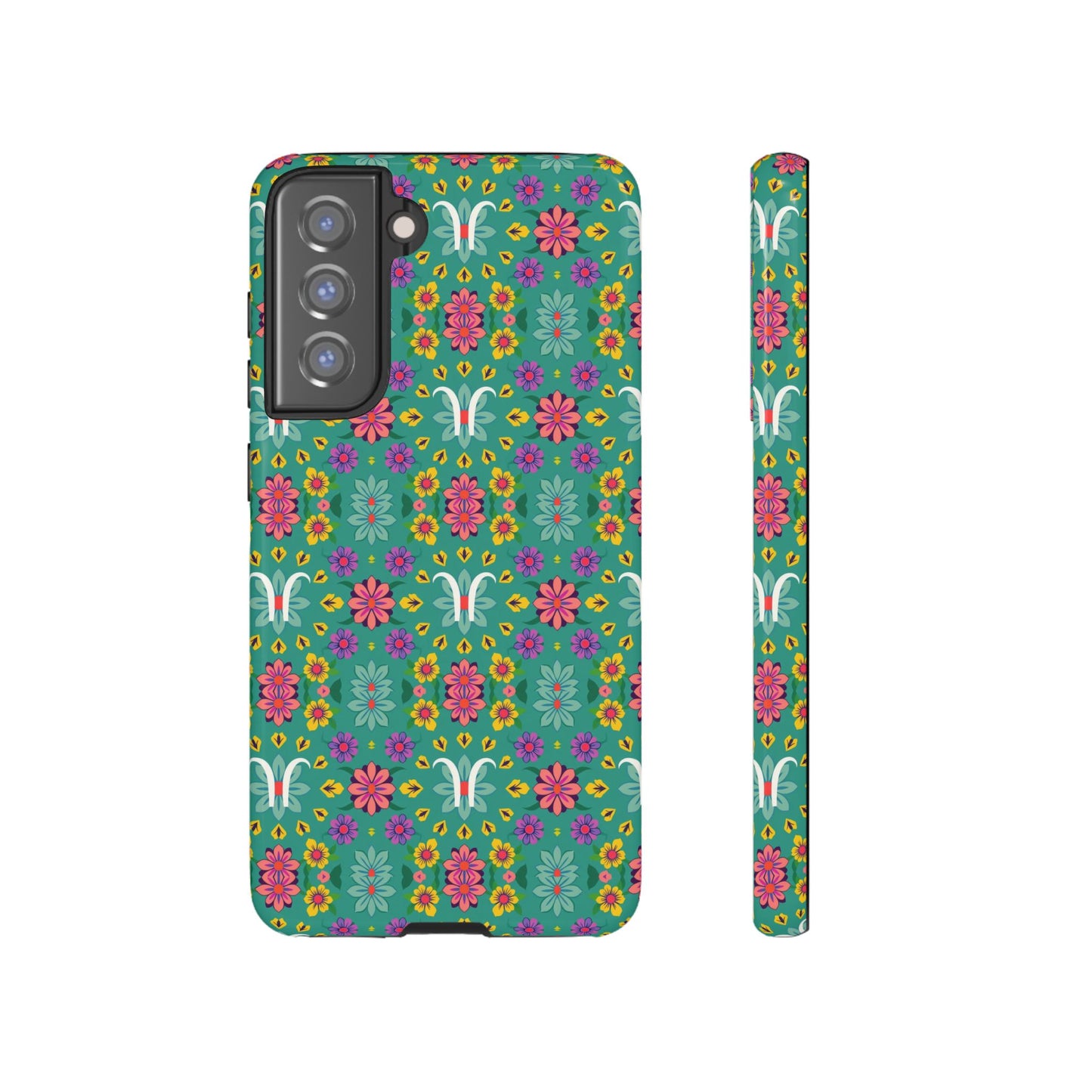 Tough Cases, Aquarius, Zodiac v4, Flower Pattern