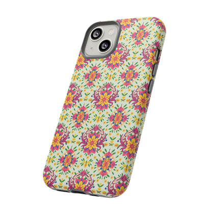 Tough Cases, Cancer, Zodiac v3, Flower Pattern