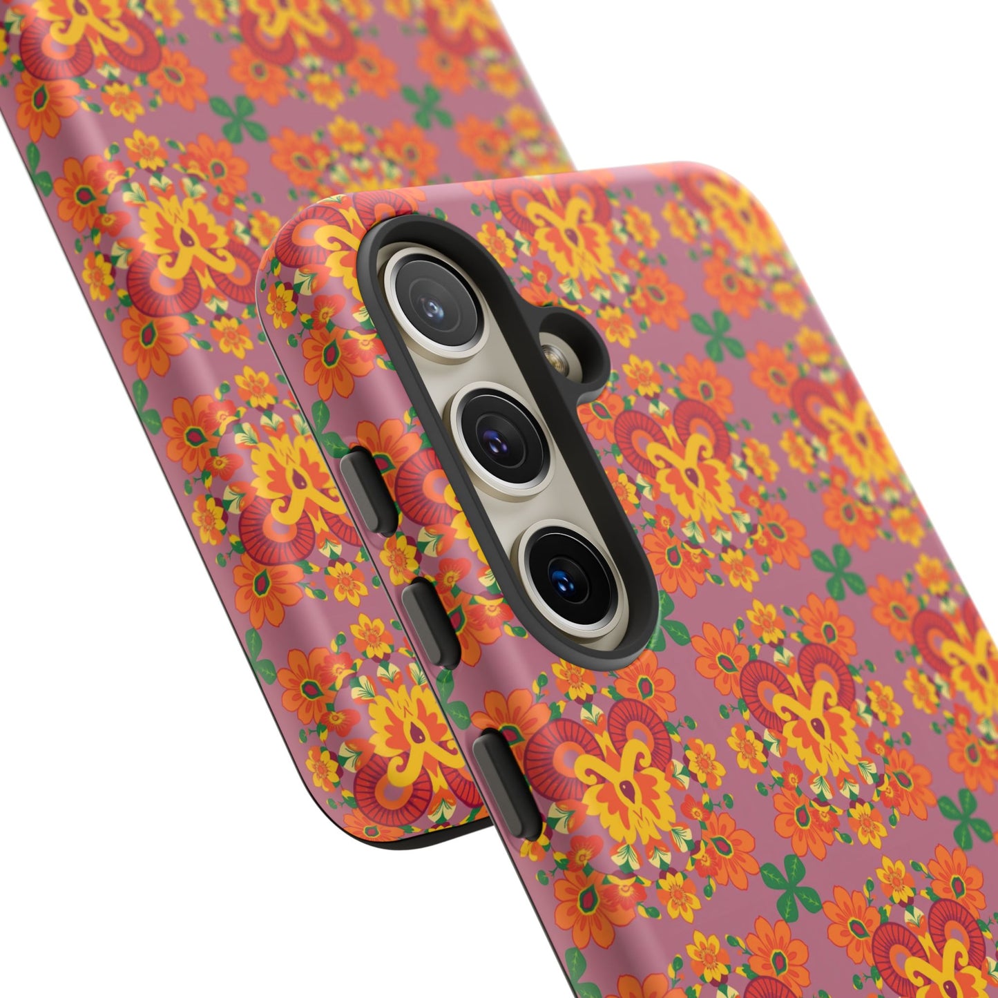 Tough Cases, Aries, Zodiac v1, Flower Pattern