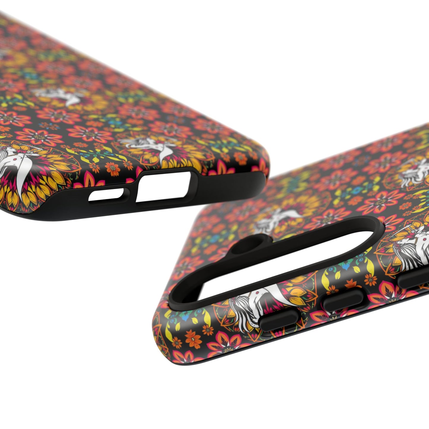 Tough Cases, Sagittarius, Zodiac v2, Flower Pattern