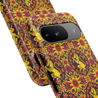 Tough Cases, Virgo, Zodiac v1, Flower Pattern