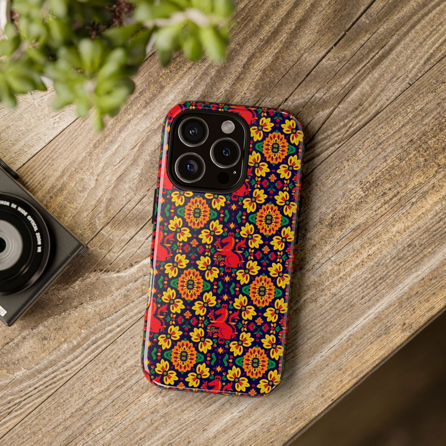 Tough Cases, Virgo, Zodiac v2, Flower Pattern