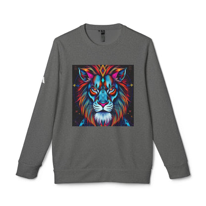 Adidas, Unisex Fleece Crewneck Sweatshirt, Leo, Pop Art v1, Zodiac