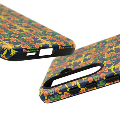 Tough Cases, Libra, Zodiac v3, Flower Pattern