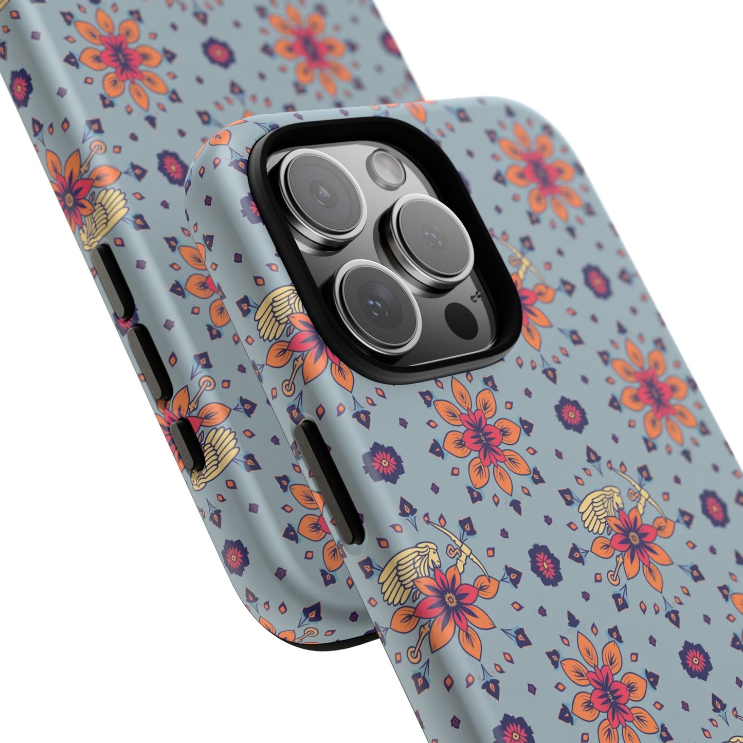 Tough Cases, Sagittarius, Zodiac v3, Flower Pattern