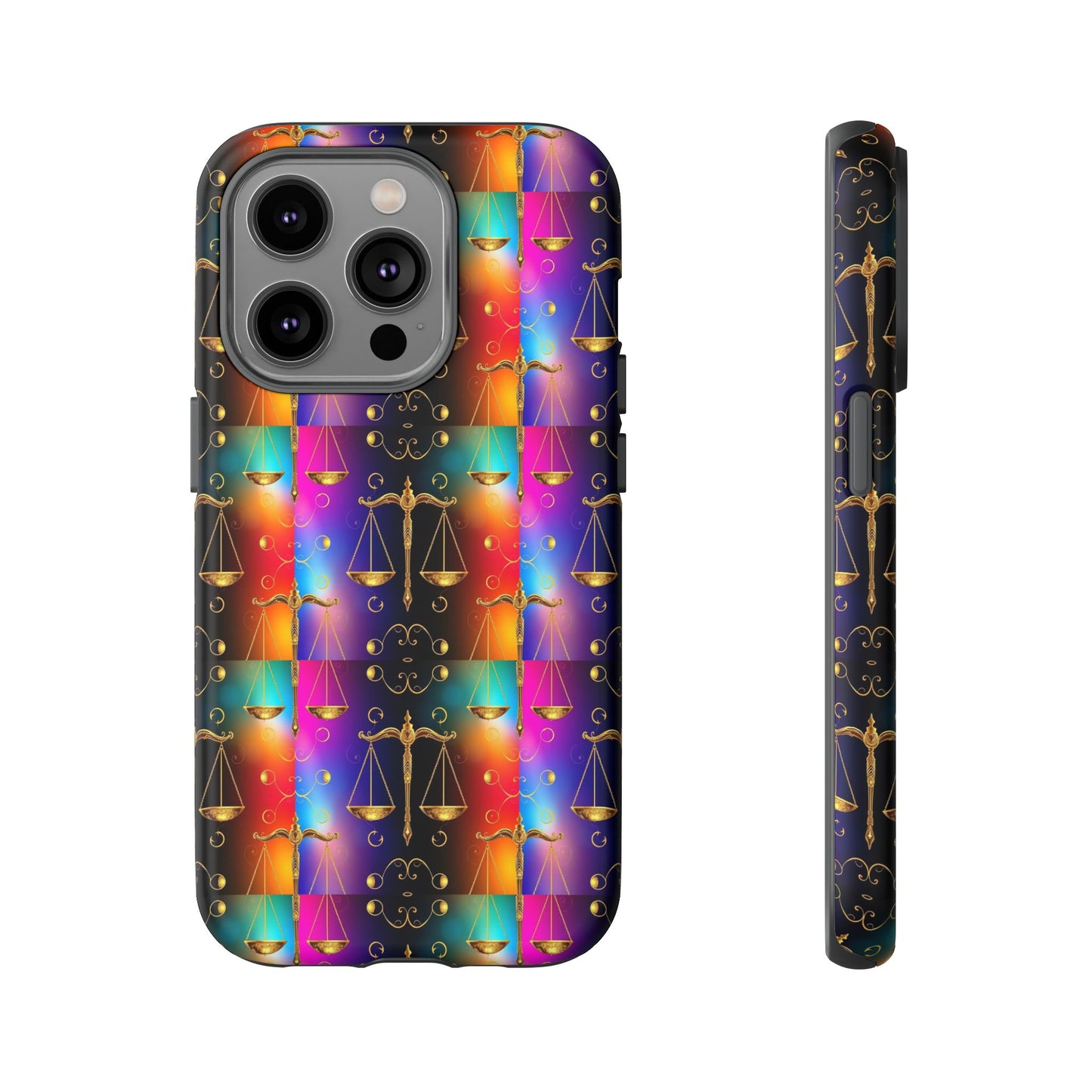 Tough Cases, Libra, Zodiac v1, Metal Pattern