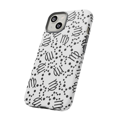 Tough Cases with the Virgo Zodiac sign for iPhone, Samsung Galaxy, and Google Pixel devices