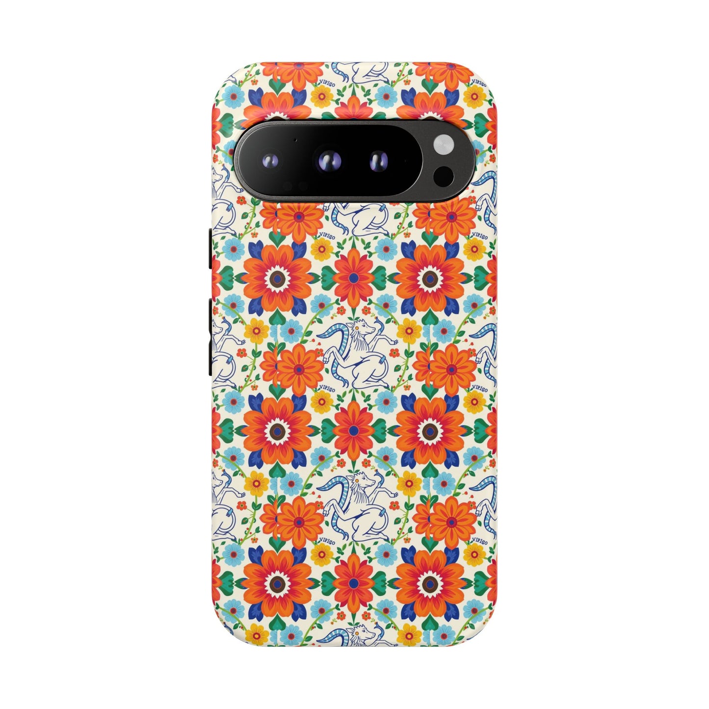 Tough Cases, Virgo, Zodiac v4, Flower Pattern