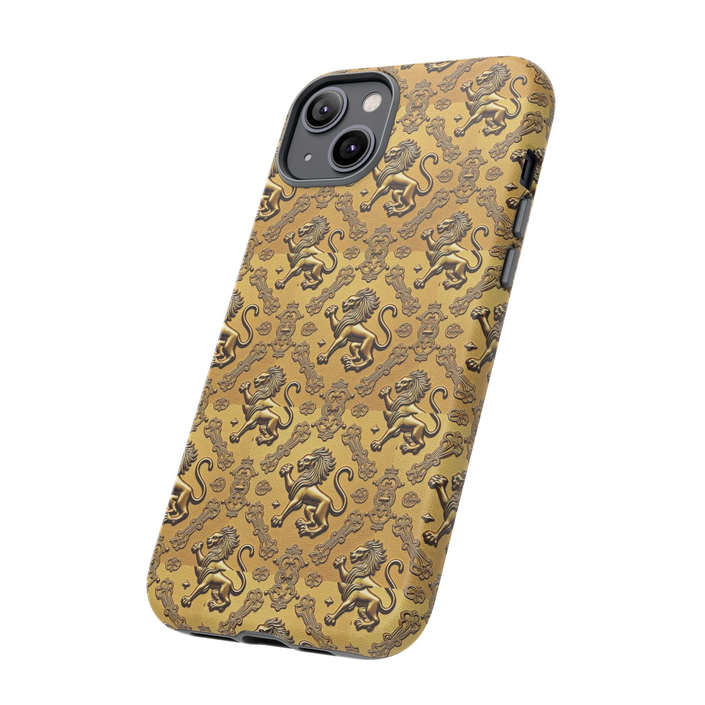 Tough Cases, Leo, Zodiac, Metal Pattern