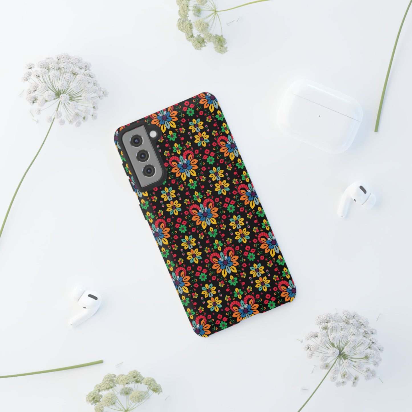 Tough Cases, Aries, Zodiac v2, Flower Pattern