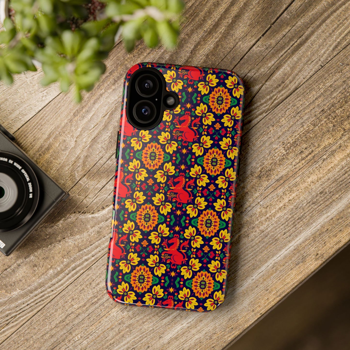 Tough Cases, Virgo, Zodiac v2, Flower Pattern