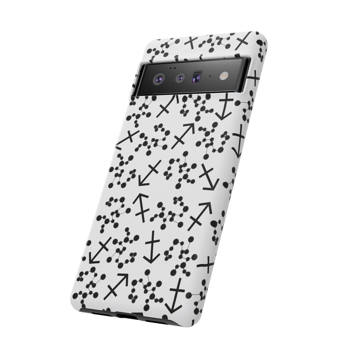 Tough Cases with the Sagittarius Zodiac sign for iPhone, Samsung Galaxy, and Google Pixel devices