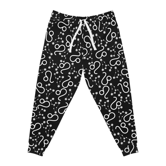 Athletic Joggers Leo Zodiac sign (AOP)