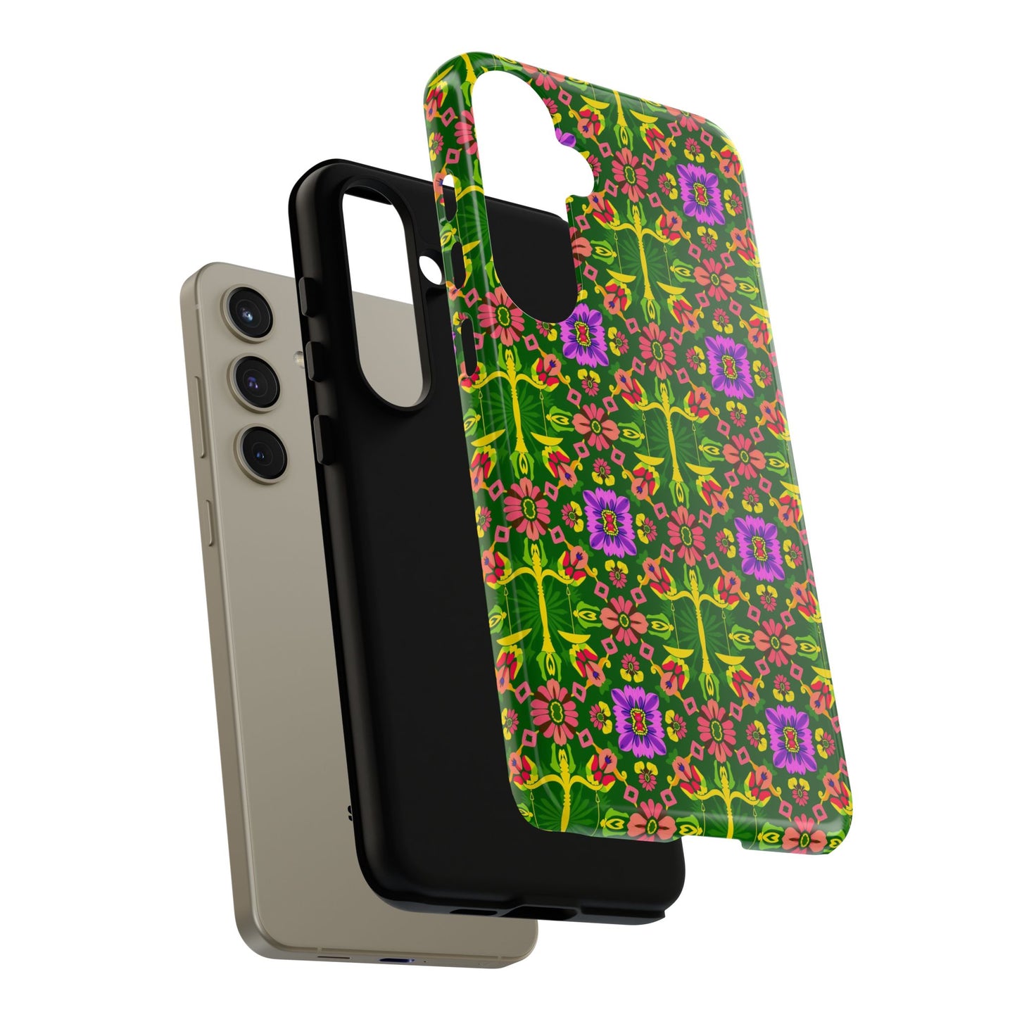 Tough Cases, Libra, Zodiac, Flower Pattern
