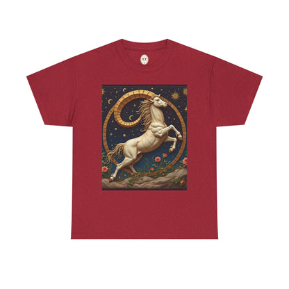 Unisex Heavy Cotton T-Shirt, Aries Animal. Zodiac Design