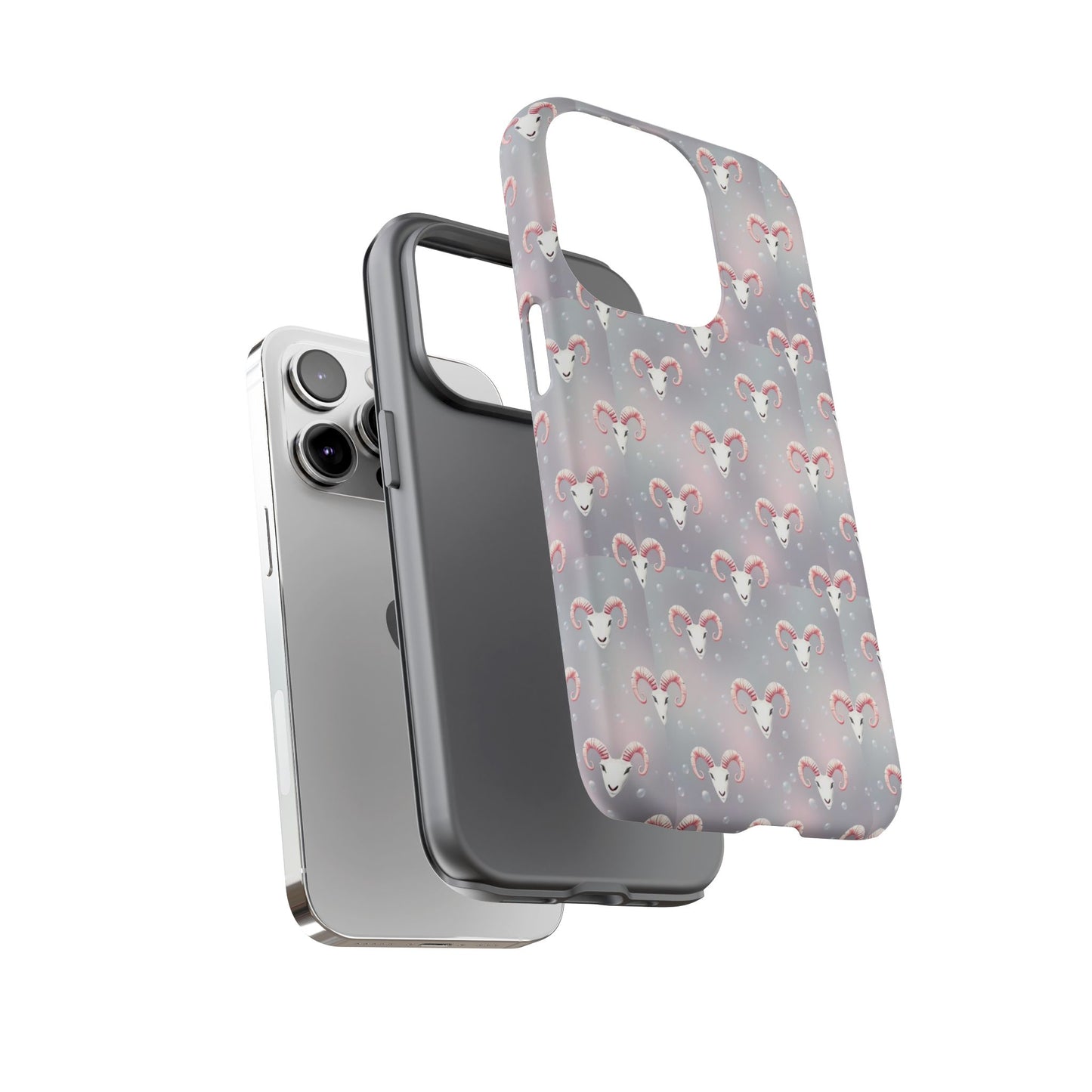 Tough Cases, Aries, Zodiac v2, Bubble Pattern