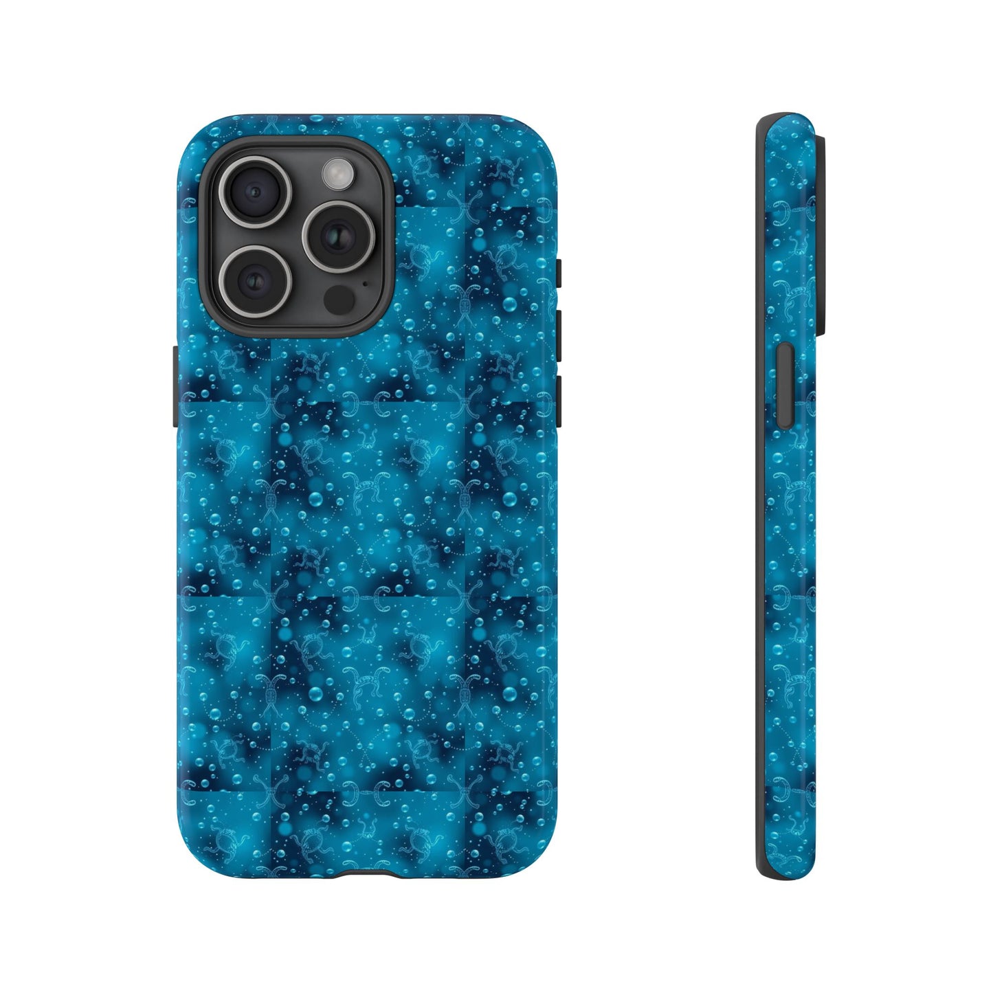 Tough Cases, Aquarius, Zodiac v3, Bubble Pattern