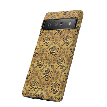 Tough Cases, Leo, Zodiac, Metal Pattern