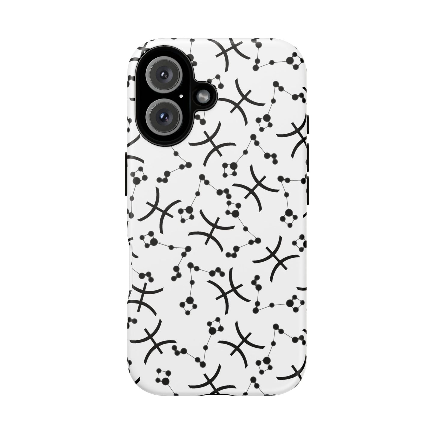 Tough Cases with the Pisces Zodiac sign for iPhone, Samsung Galaxy, and Google Pixel devices