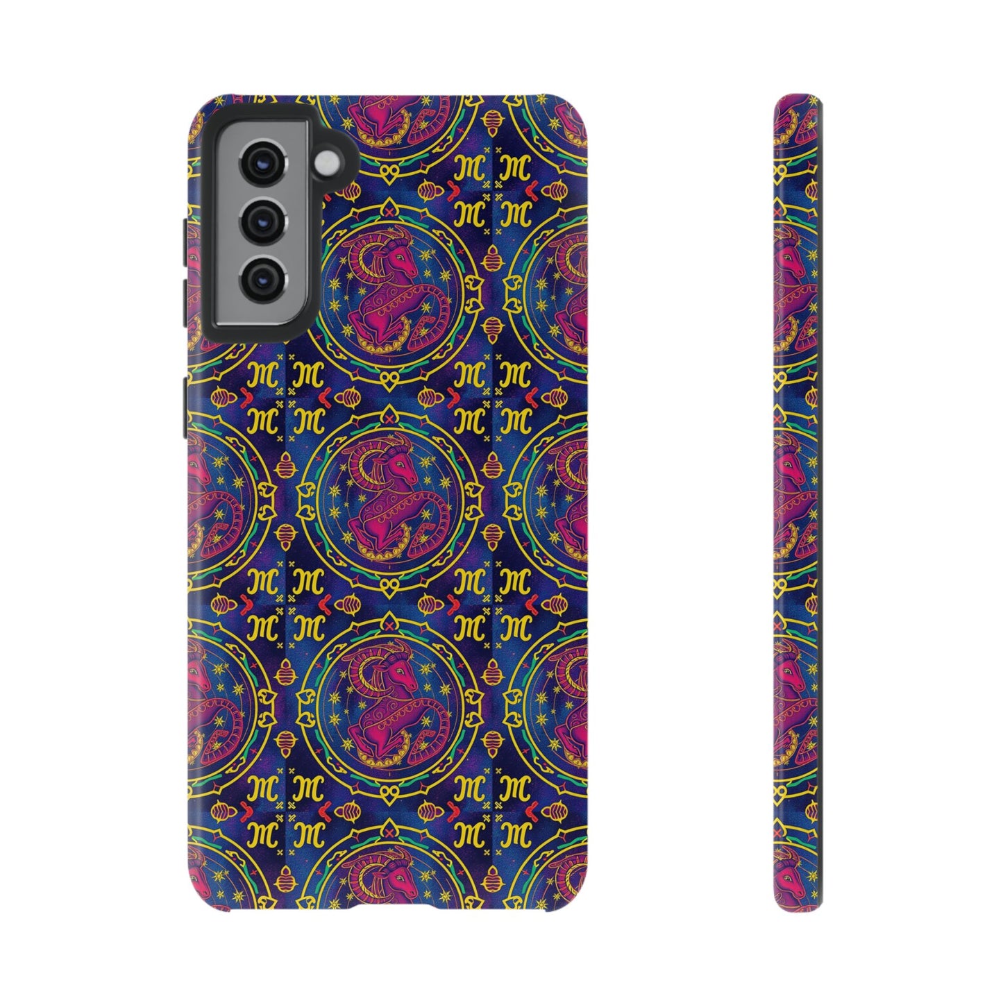 Tough Cases, Capricorn, Zodiac, Metal Pattern