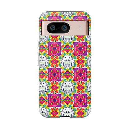 Tough Cases, Pisces, Zodiac v2, Flower Pattern