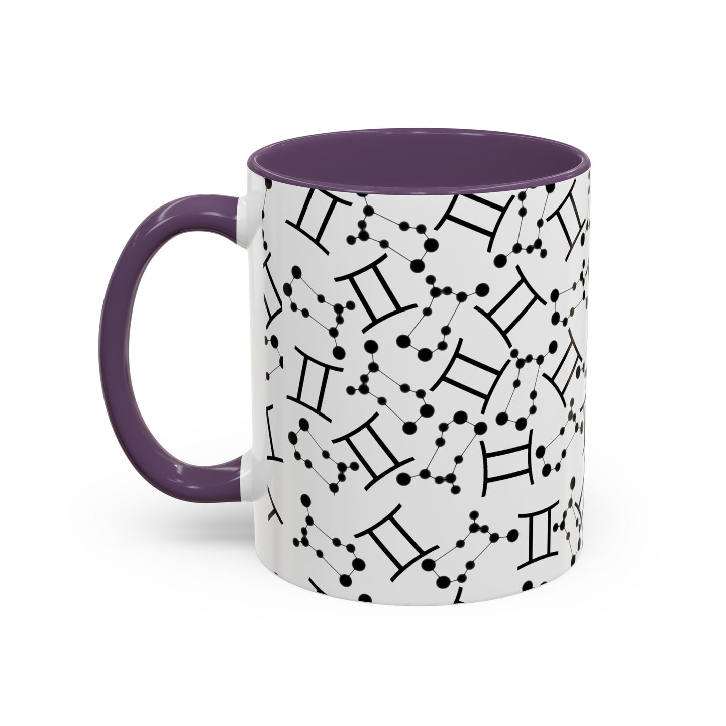 Accent Coffee Mug with the Gemini sign (11, 15oz)