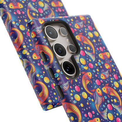 Tough Cases, Pisces, Zodiac, Bubble Pattern