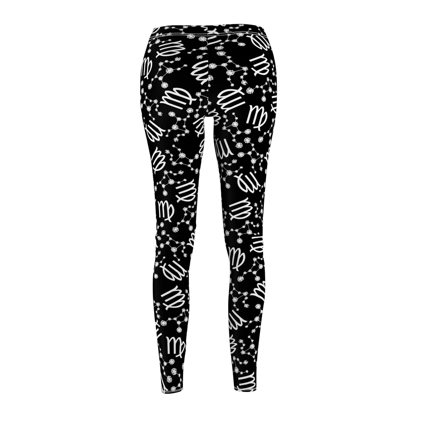 Women's Zodiac Cut & Sew Casual Leggings Virgo Zodiac sign
