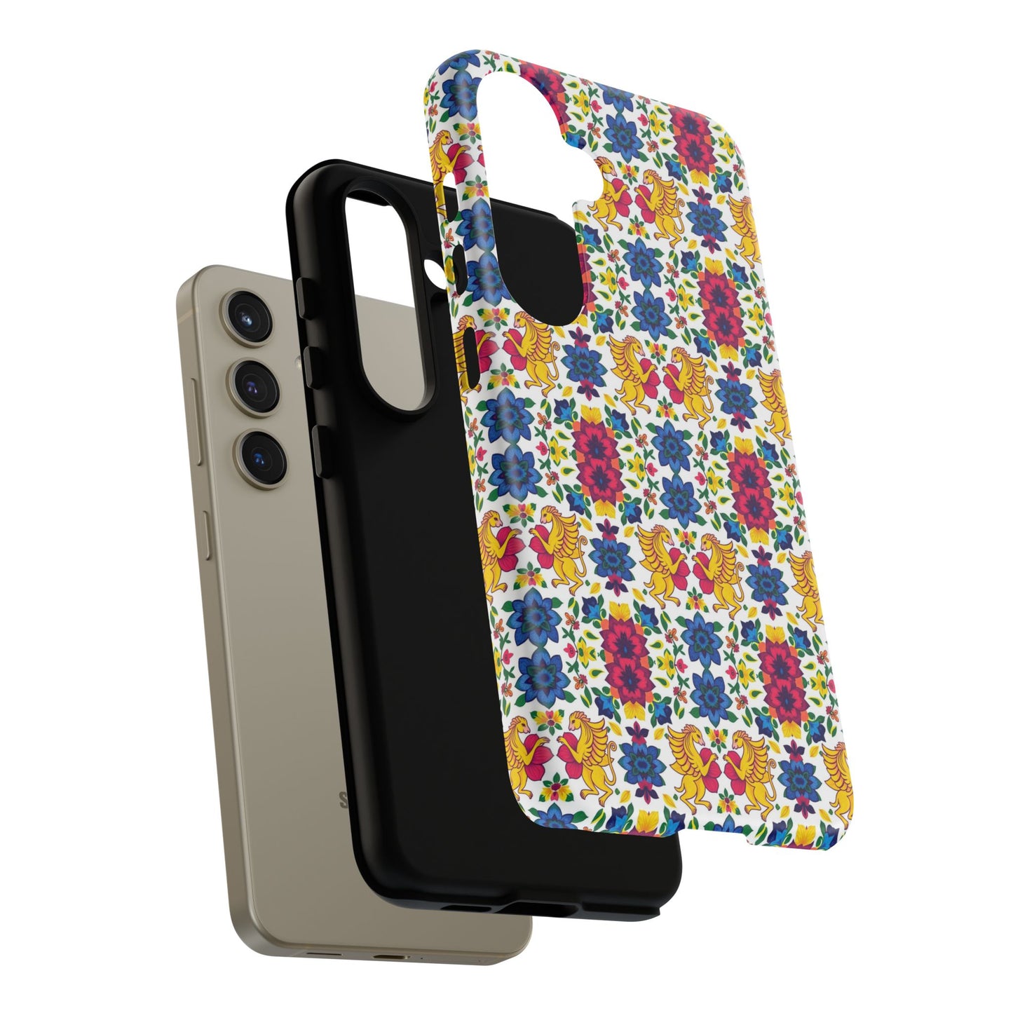Tough Cases, Gemini, Zodiac, Flower Pattern