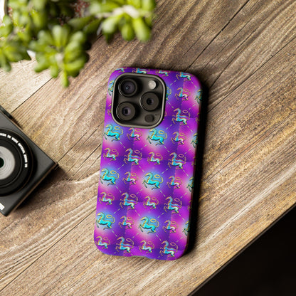 Tough Cases, Aquarius, Zodiac, Metal Pattern