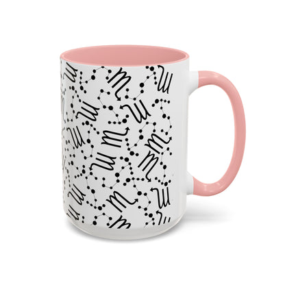 Accent Coffee Mug with the Scorpio sign (11, 15oz)