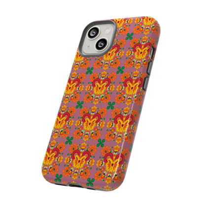 Tough Cases, Aries, Zodiac v1, Flower Pattern