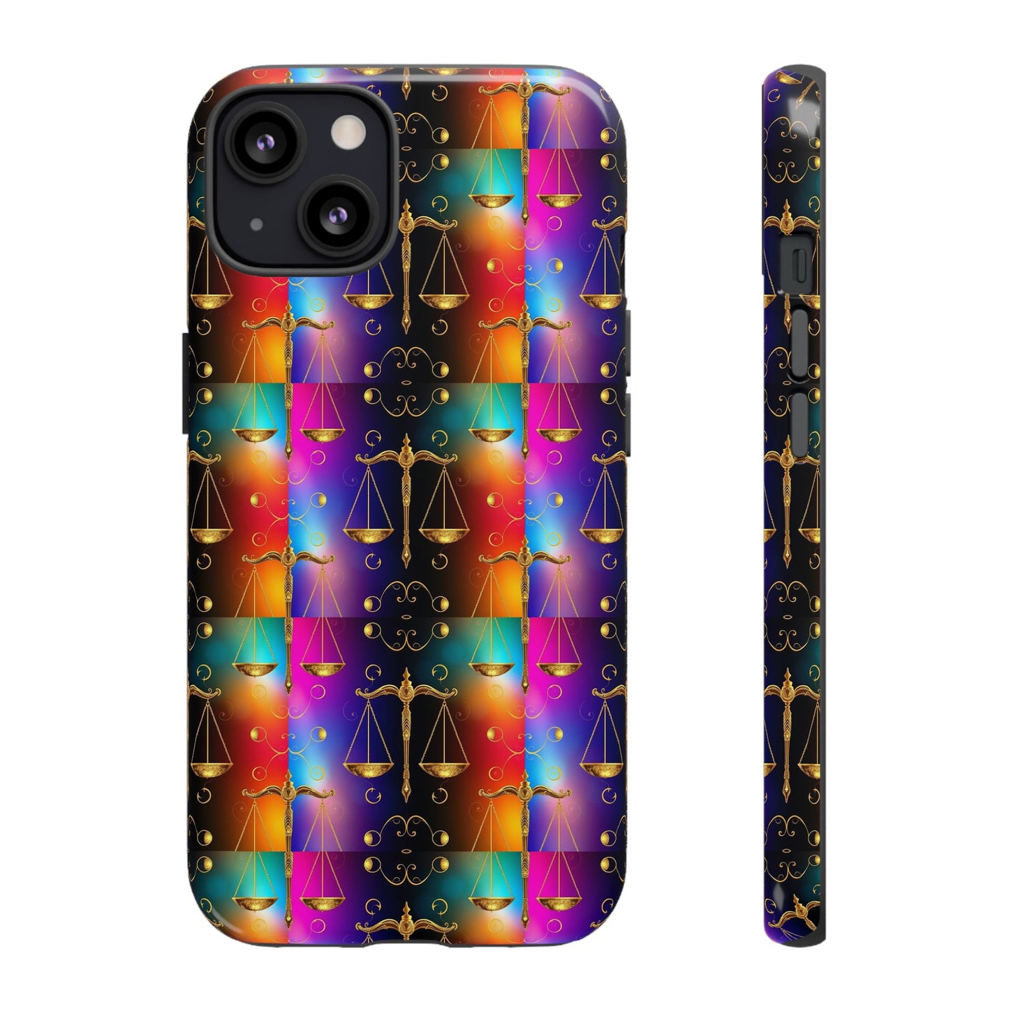 Tough Cases, Libra, Zodiac v1, Metal Pattern