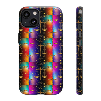 Tough Cases, Libra, Zodiac v1, Metal Pattern
