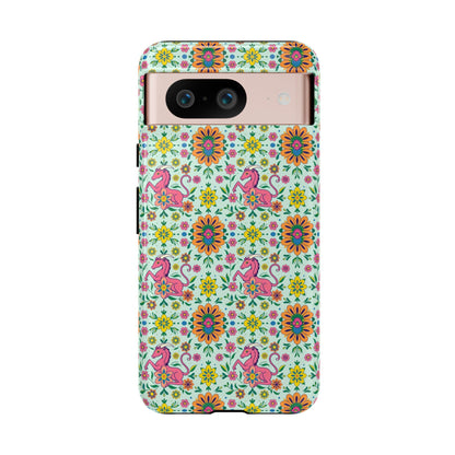 Tough Cases, Aquarius, Zodiac, Flower Pattern
